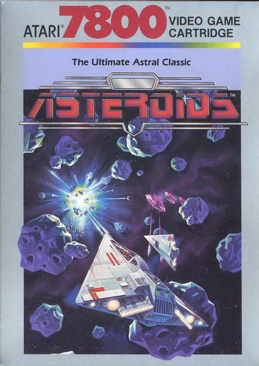 Asteroids (USA) 7800 Game Cover